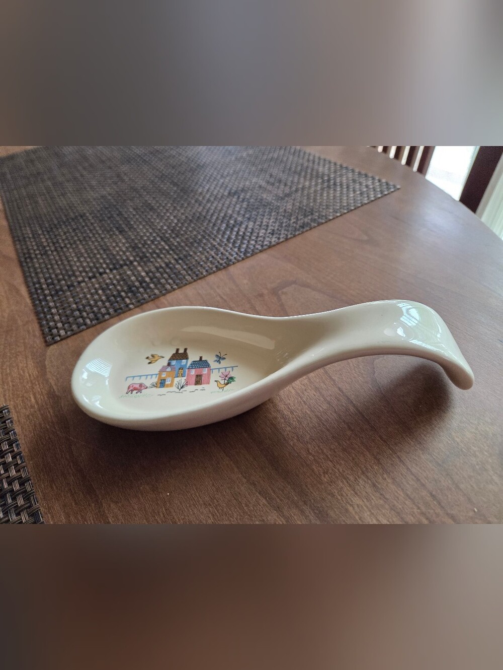 International Heartland Stoneware Spoon Rest